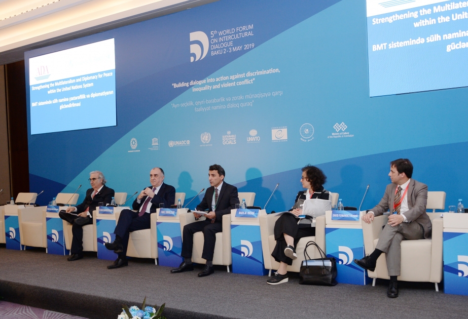 Forum çərçivəsində “BMT sistemində sülh naminə çoxtərəflilik və diplomatiyanın gücləndirilməsi” mövzusunda sessiya təşkil edilib  YENİLƏNİB VİDEO
