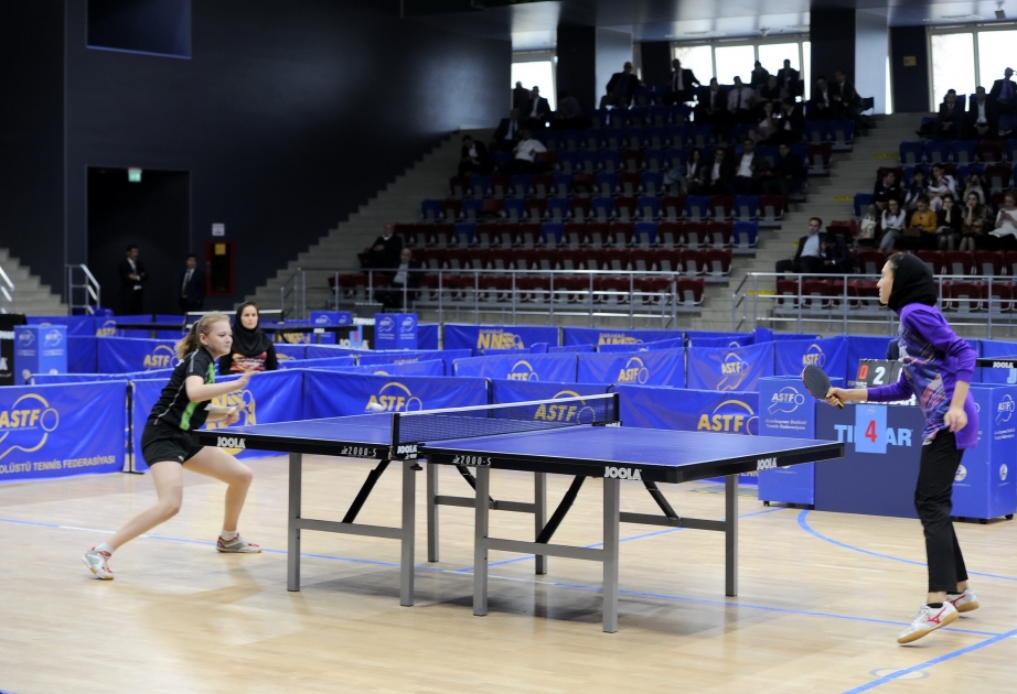 Yeniyetmələr arasında stolüstü tennis üzrə beynəlxalq turnirin qalib və mükafatçıları müəyyənləşib