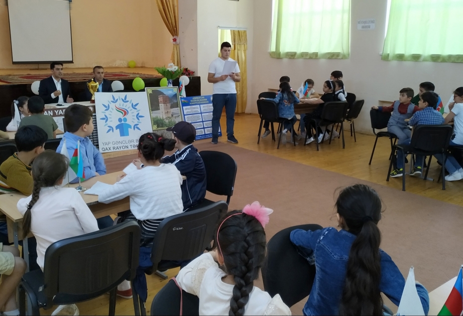 “Xəmsə” intellektual oyunu üzrə Qax şəhər birinciliyində 8 komanda mübarizə aparıb