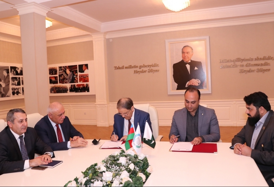 AzTU və Pakistanın Sialkot Universiteti arasında əməkdaşlıq müqaviləsi imzalanıb