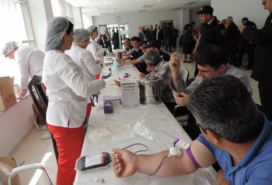 Talassemiya xəstəliyindən əziyyət çəkən uşaqlar üçün qanvermə aksiyası keçirilib