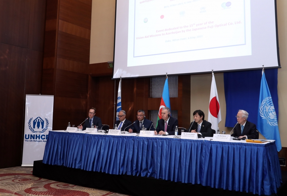 UNHCR holds event to mark 15th year of Japanese Fuji Vision Aid Missions to Azerbaijan