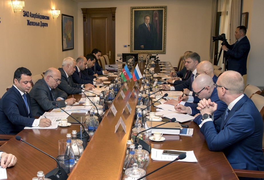 توقيع مذكرة بين سكك حديد أذربيجان وروسيا