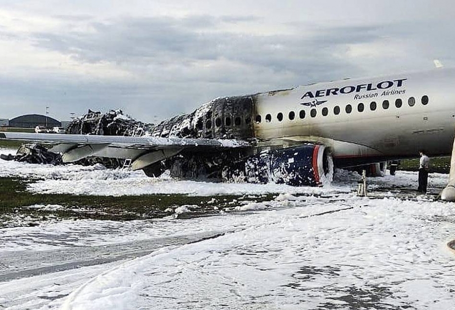 “Şeremetyevo” aeroportunda qəzaya uğrayan təyyarənin “qara qutuları” zədələnib