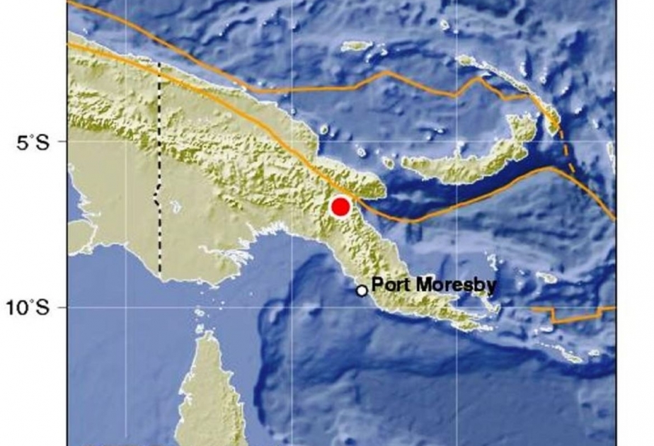Papua Yeni Qvineyada 7,2 bal gücündə zəlzələ olub