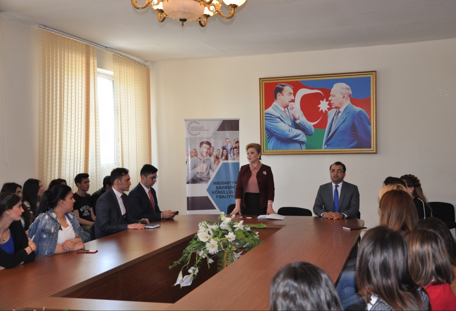 Bakı Humanitar Kollecinin tələbələri də mədəniyyət könüllüləri sırasına qoşulurlar