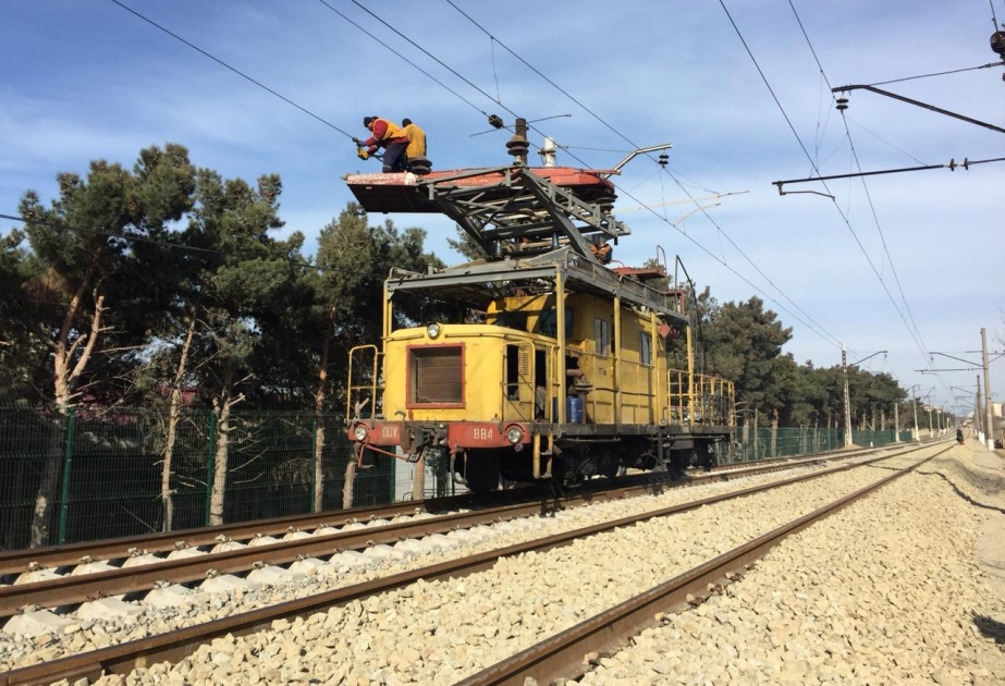 Bakı dairəvi dəmir yolunda elektrik təchizatı yenilənir