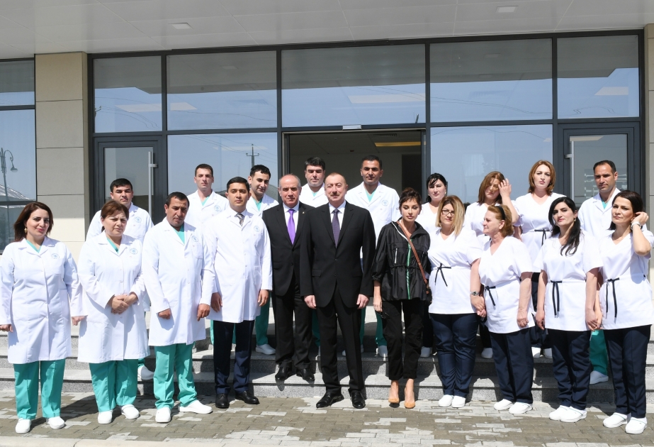 President Ilham Aliyev inaugurated Gobustan District Central Hospital VIDEO