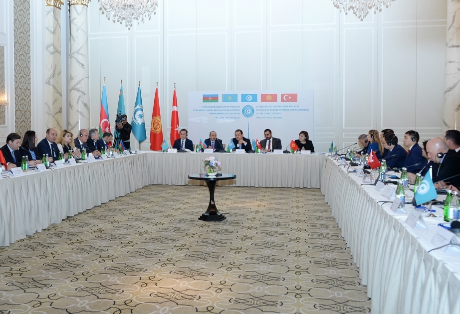II. Versammlung von Ministern und hochrangigen Beamten des türkischen Rates für Information und Medien in Baku VIDEO