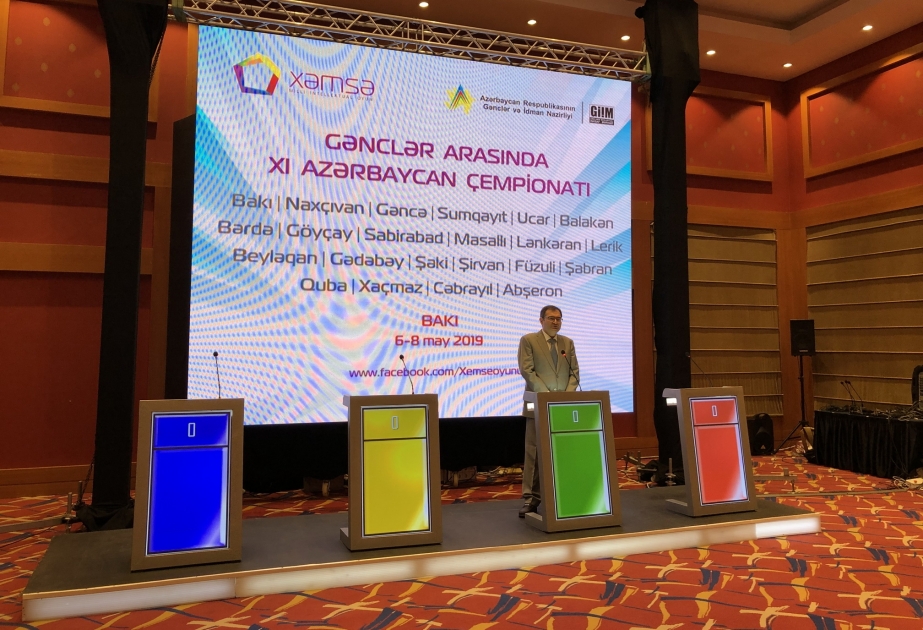 “Xəmsə” Milli İntellektual Oyunu üzrə gənclər arasında XI Azərbaycan çempionatının final mərhələsinin açılışı olub