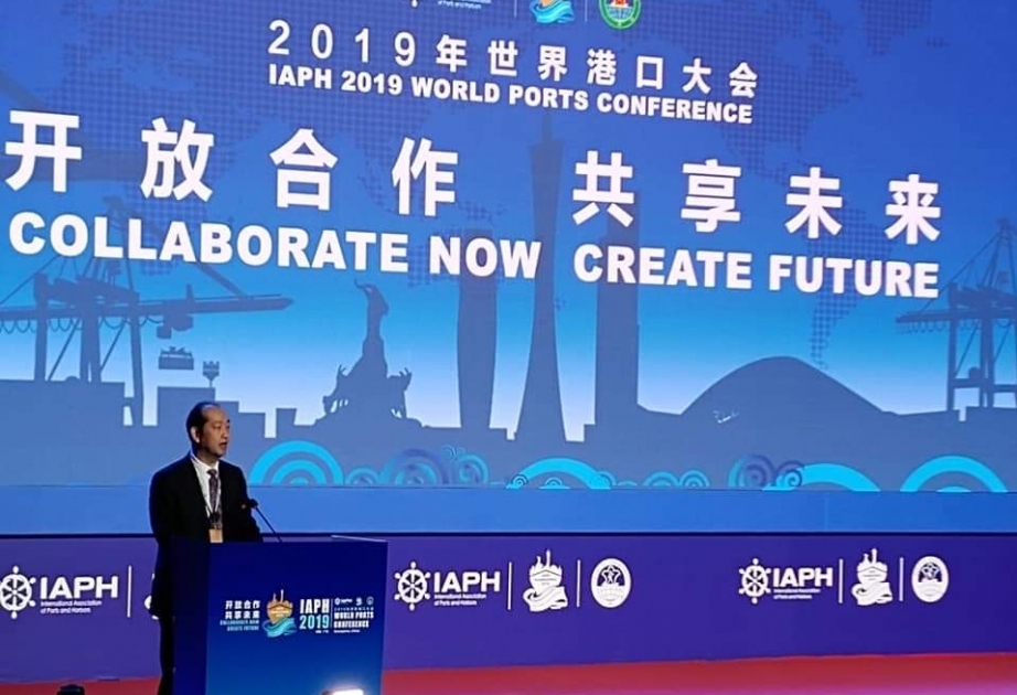 Azerbaiyán es representado en la Conferencia Mundial de Puertos celebrada en China