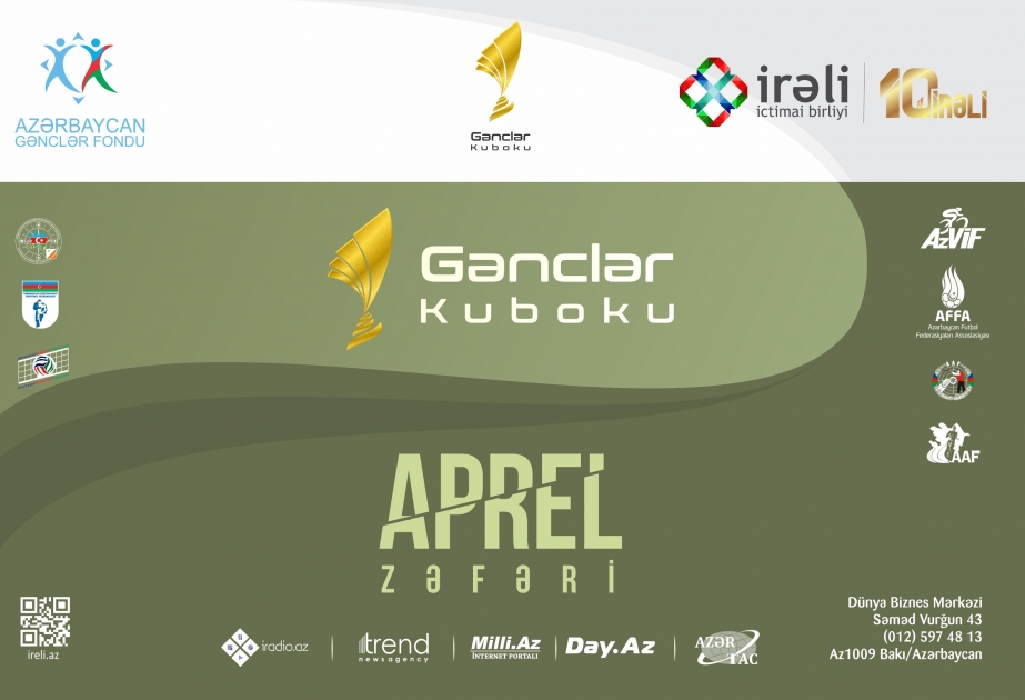 “Gənclər kuboku: Aprel zəfəri” layihəsinin final mərhələsi Ağdamda keçiriləcək