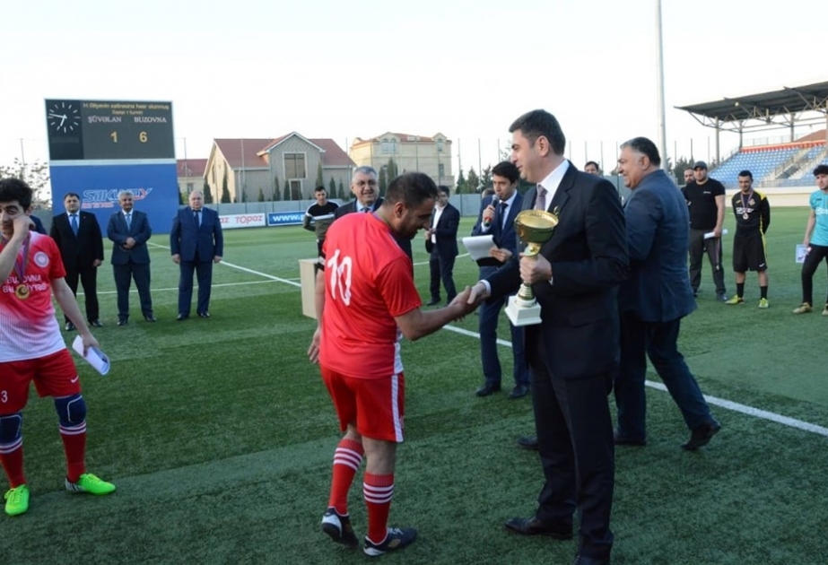 Xəzər rayonunda futbol üzrə turnir keçirilib