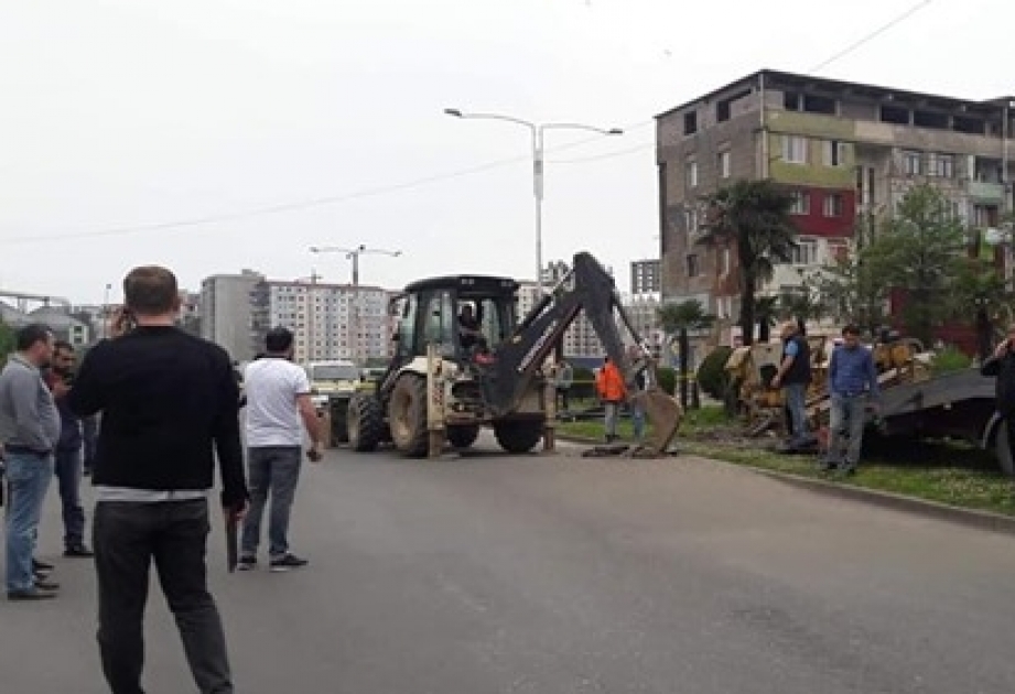 Batumidə magistral qaz boru kəmərində qəza baş verib