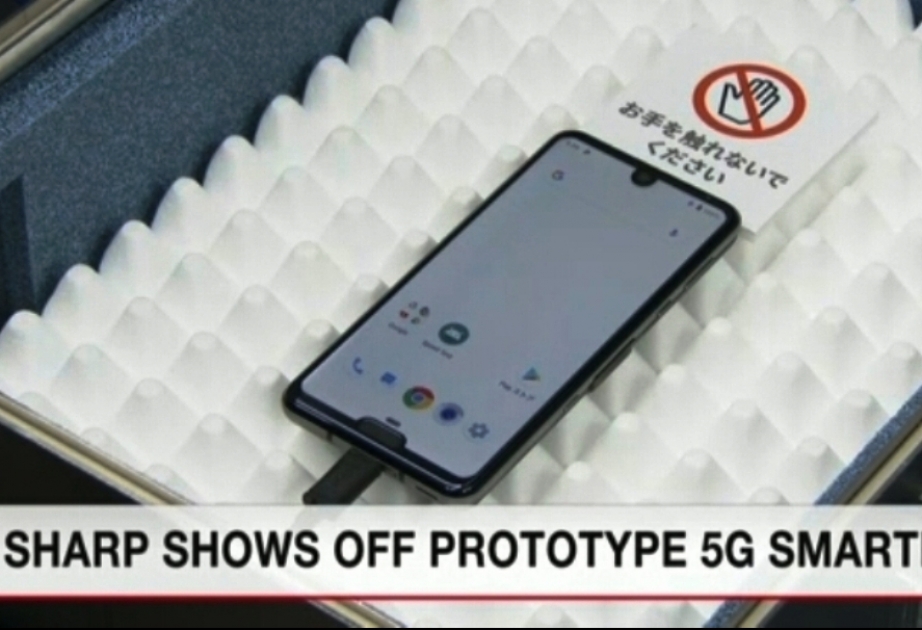 “Sharp” şirkəti 5G şəbəkəsi üçün smartfonunun prototipini təqdim edib