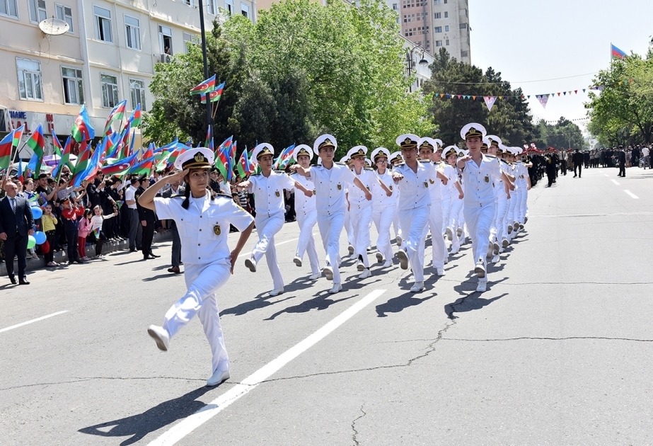 В Сумгайыте отметили 9 Мая- День Победы –  ФОТОРЕПОРТАЖ