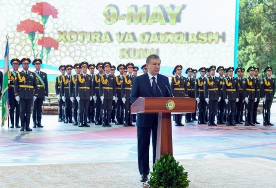 Özbəkistanda 9 May - Xatirə və Ehtiram Günü yüksək səviyyədə qeyd olunub