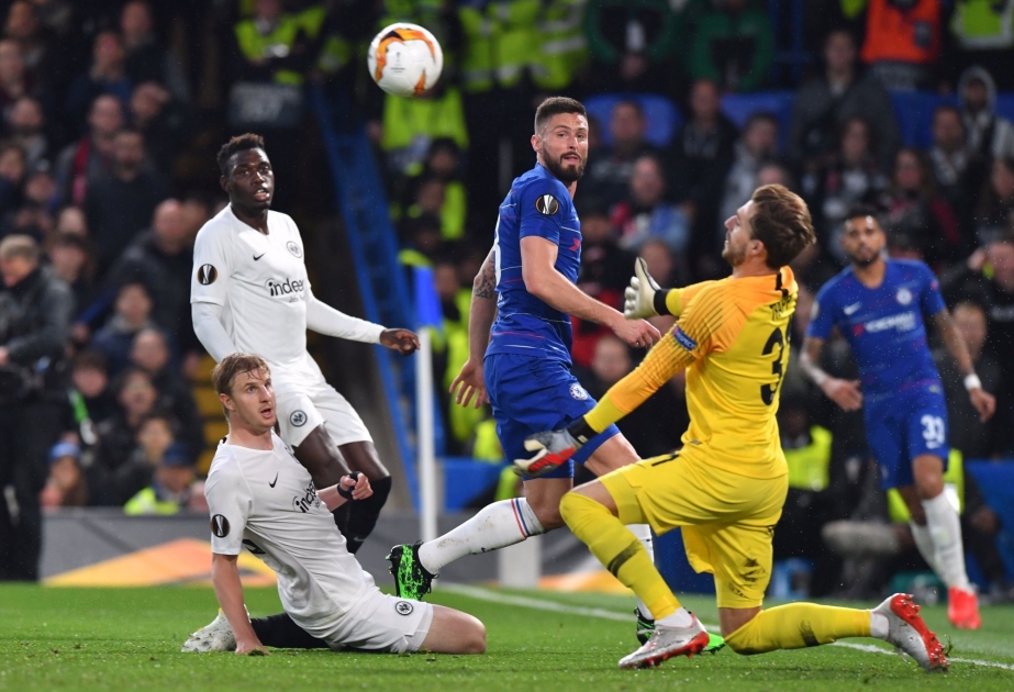UEFA Avropa Liqası: “Çelsi” “Ayntraxt”ı məğlub edərək finala vəsiqə qazanıb
