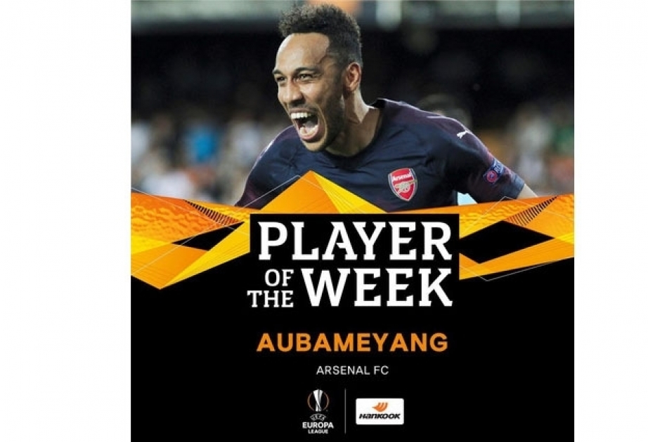 Arsenal hero Pierre-Emerick Aubameyang named UEFA Europa League Player of the Week