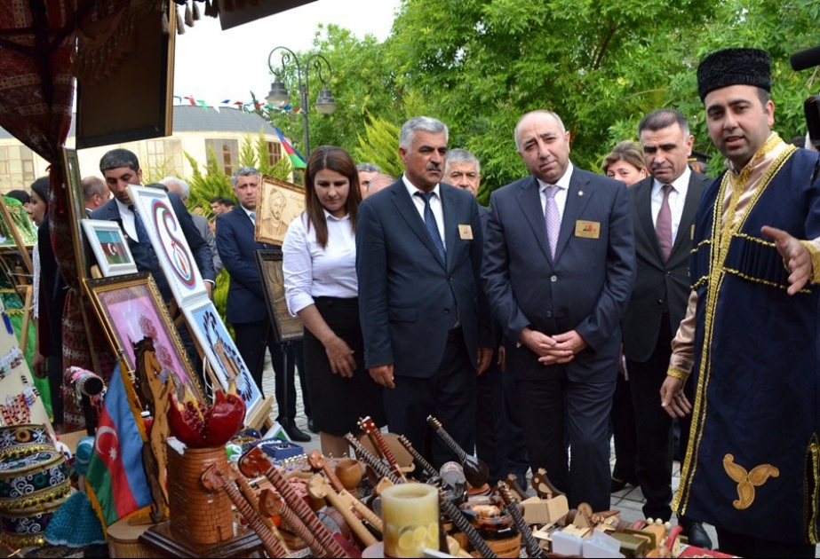 “Bölgələrdən bölgələrə” yaradıcılıq festivalı Kürdəmir rayonunda qonaq olub