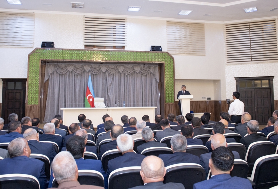 Kürdəmirdə Dövlət Aqrar İnkişaf mərkəzlərinin II Respublika müşavirəsi keçirilib