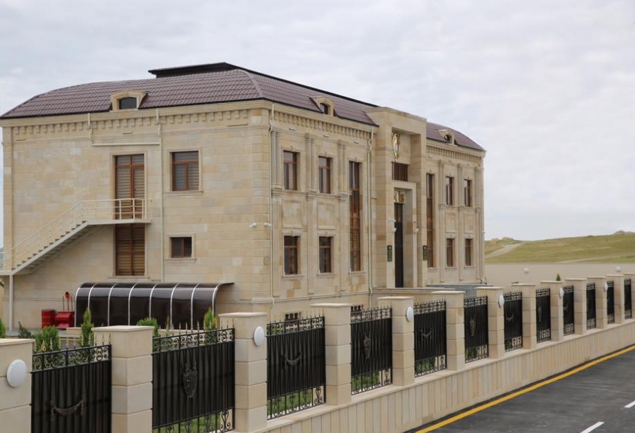 Abşeron Rayon Polis İdarəsinin yeni yaradılmış Qobu polis bölməsinin inzibati binası istifadəyə verilib