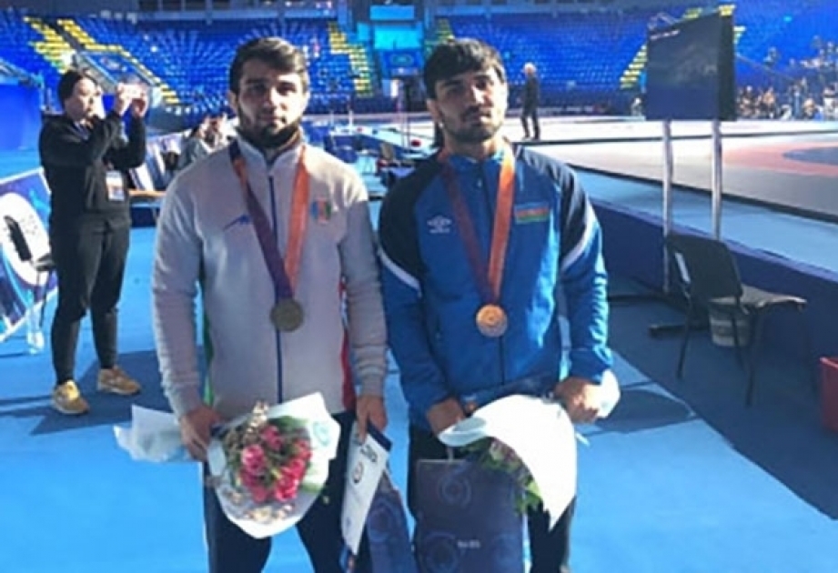 Luchadores grecorromanos azerbaiyanos ganan seis medallas en Kiev
