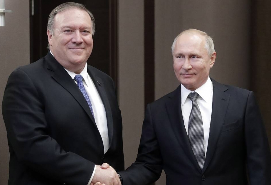 Soçidə Vladimir Putin və Maykl Pompeonun görüşü keçirilir