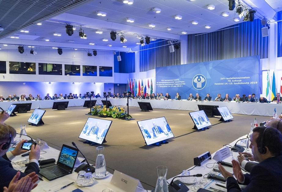 Delegación azerbaiyana asiste a la 70ª reunión del Consejo de Transporte Ferroviario de la CEI y los Estados Bálticos