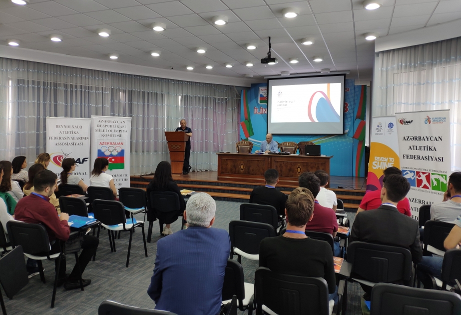 Avropa Gənclər Olimpiya Festivalına hazırlıq çərçivəsində atletika hakimləri üçün seminar keçirilir
