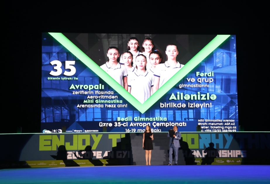 Bakıda bədii gimnastika üzrə Avropa çempionatına start verilib
