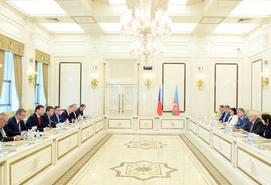 Se abordaron las relaciones interparlamentarias entre Azerbaiyán y la República Checa