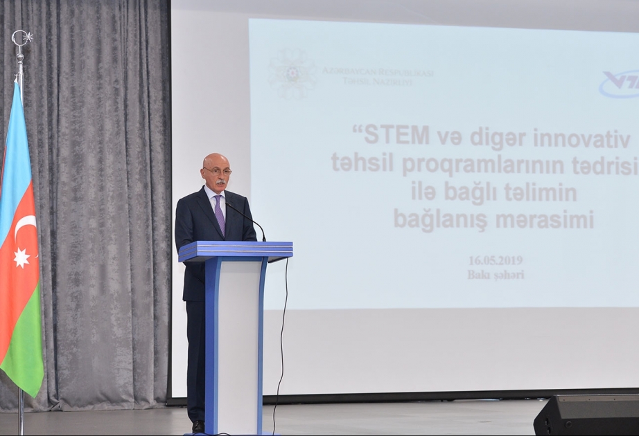 “STEM və digər innovativ təhsil proqramlarının tədrisi” ilə bağlı təlimin bağlanış mərasimi olub