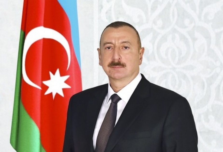 Präsident Ilham Aliyev gratuliert dem König von Norwegen