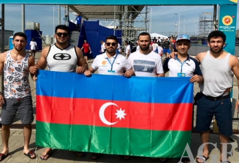 Dörd güləşçimiz dünya çimərlik oyunlarına vəsiqə qazanıb