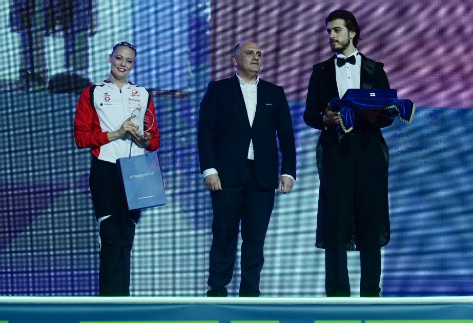 Avstriya gimnastına Bakıda “SmartScoring Shooting Star” mükafatı verilib