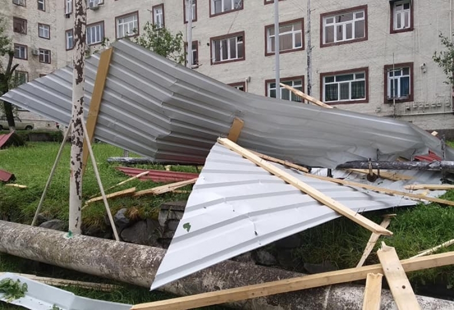Heftige Unwetter in Zagatala richten erhebliche Schäden an