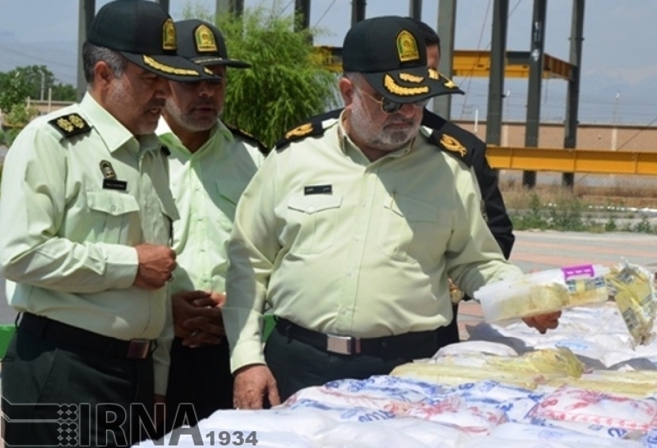 Tehranda polis 2 tondan çox narkotik vasitə müsadirə edib