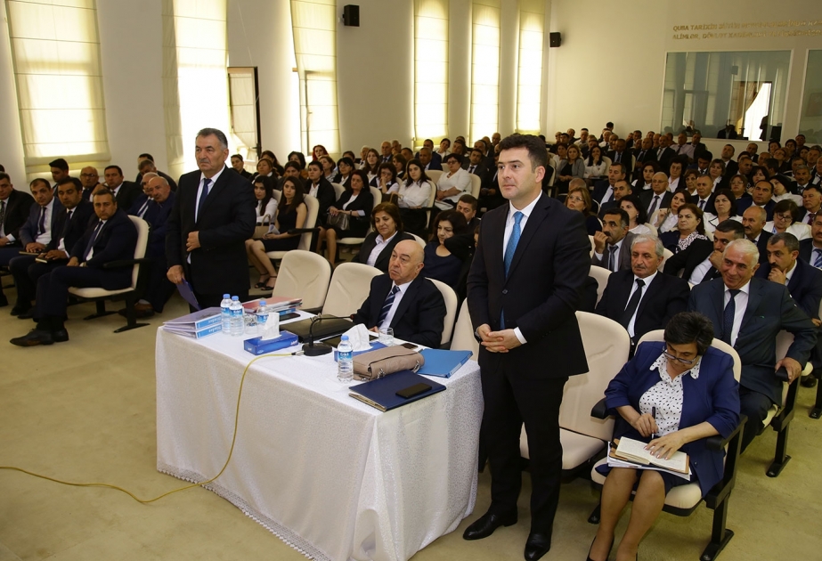 Quba, Qusar, Xaçmaz və Şabran rayonlarının təhsil şöbələrinin fəaliyyətinə dair hesabatlar dinlənilib
