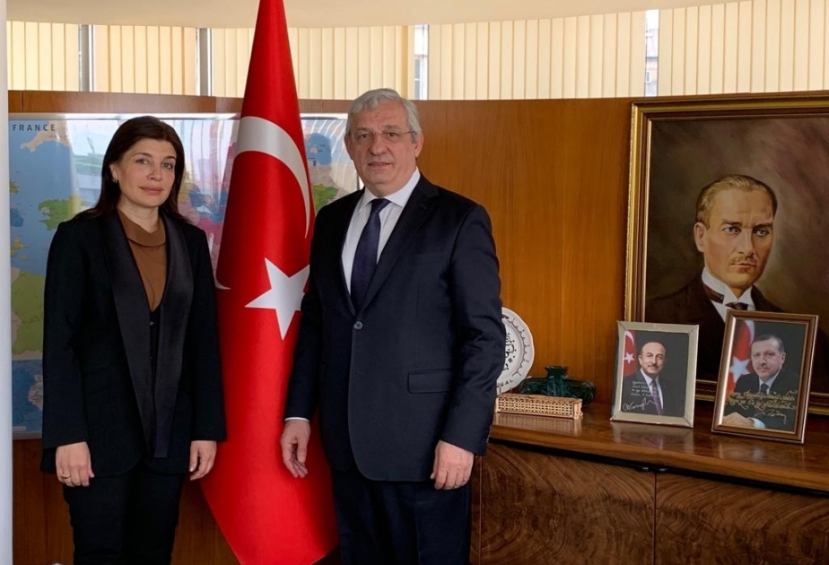 Beynəlxalq Türk Mədəniyyəti və İrsi Fondunun prezidenti Fransada silsilə görüşlər keçirib