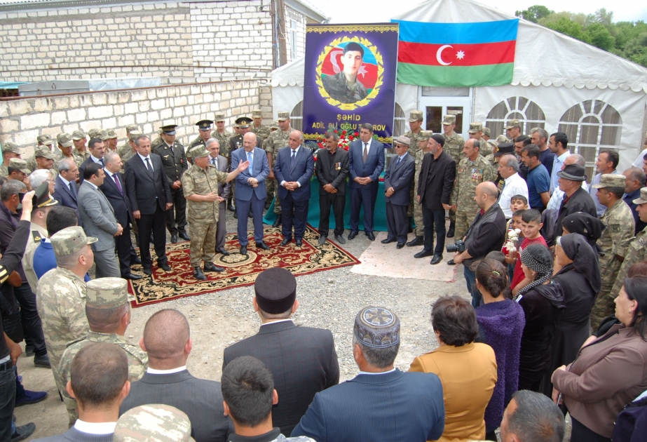 Şəhid Adil Tatarovun il mərasimi keçirilib