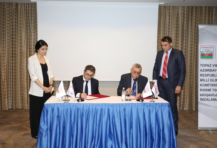 Azərbaycan Milli Olimpiya Komitəsi ilə “Caspiantech” QSC arasında tərəfdaşlıq müqaviləsi imzalanıb