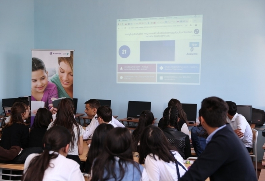 ®  Azercell organizes training sessions on cyber security for schoolchildren in Guba