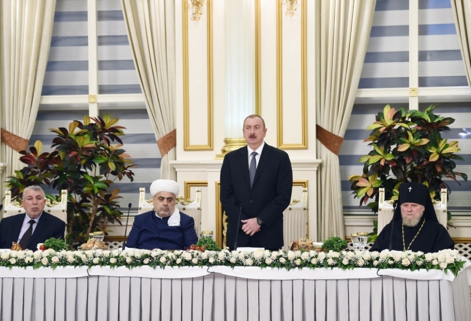 Prezident: Bu gün Azərbaycan dünya miqyasında dinlərarası dialoqun aparılması üçün bir mərkəzə çevrilib