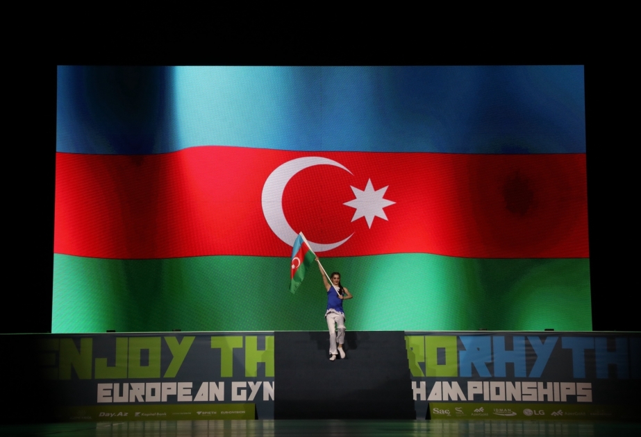 Impresionante ceremonia de apertura del 11º Campeonato Europeo de Gimnasia Aeróbica en Bakú