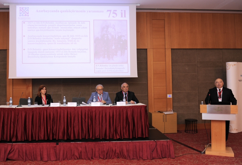 Elmi-Tədqiqat Hematologiya və Transfuziologiya İnstitutunun 75 illiyinə həsr olunan beynəlxalq konfrans keçirilib  YENİLƏNİB