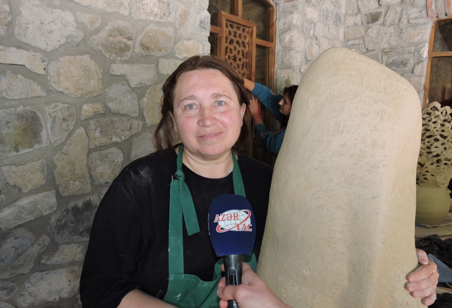 Olqa Skubçenko: Beynəlxalq Keramika Simpoziumunda iştirak etməyi çox arzulayırdım VİDEO