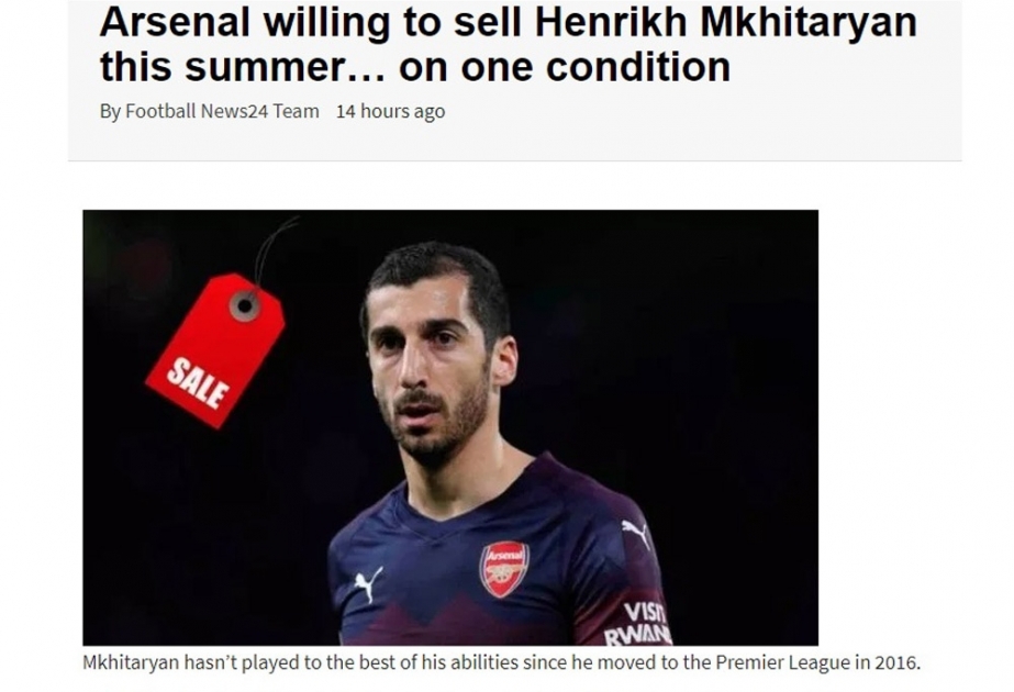 “Arsenal” klubunun rəhbərliyi yayda Henrix Mxitaryanı satmaq niyyətindədir