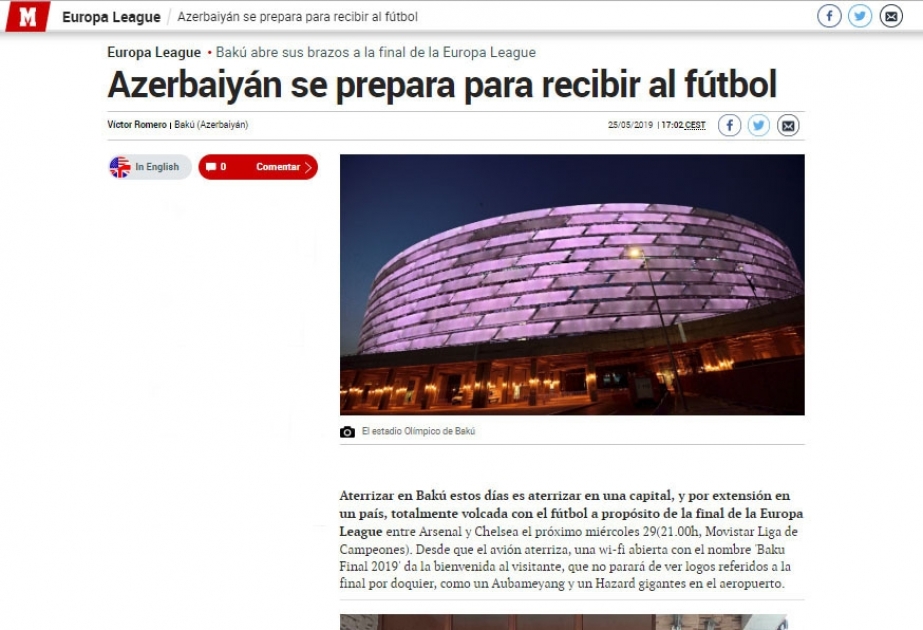 “Marca”: Futbolun yeni panoraması Azərbaycana doğru açılır