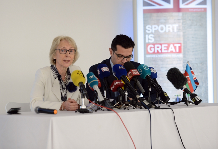 British Ambassador holds press conference on UEFA Europa League final match